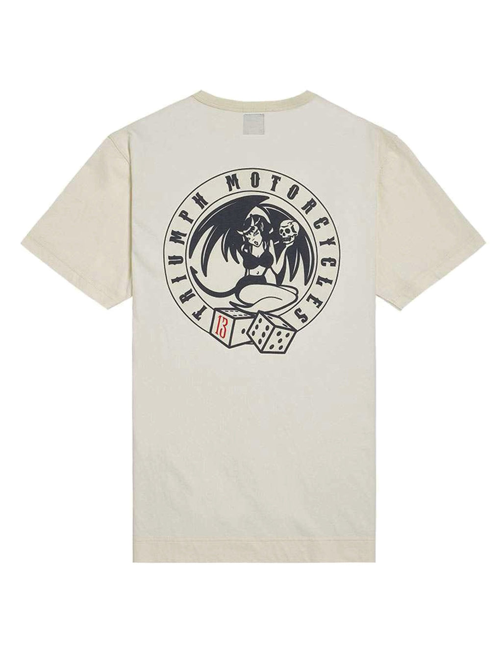Roller Dice T-Shirt - Bone White