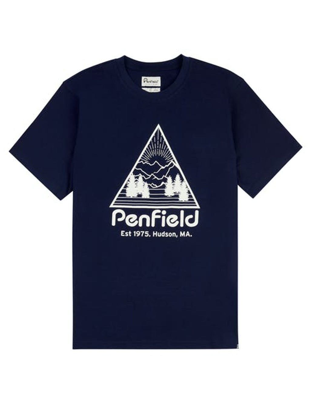 Triangle Mountain T-Shirt - Navy Blazer