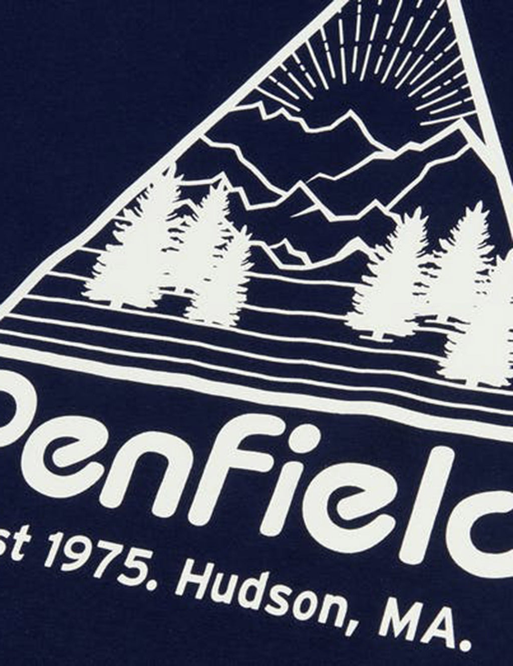 Triangle Mountain T-Shirt - Navy Blazer