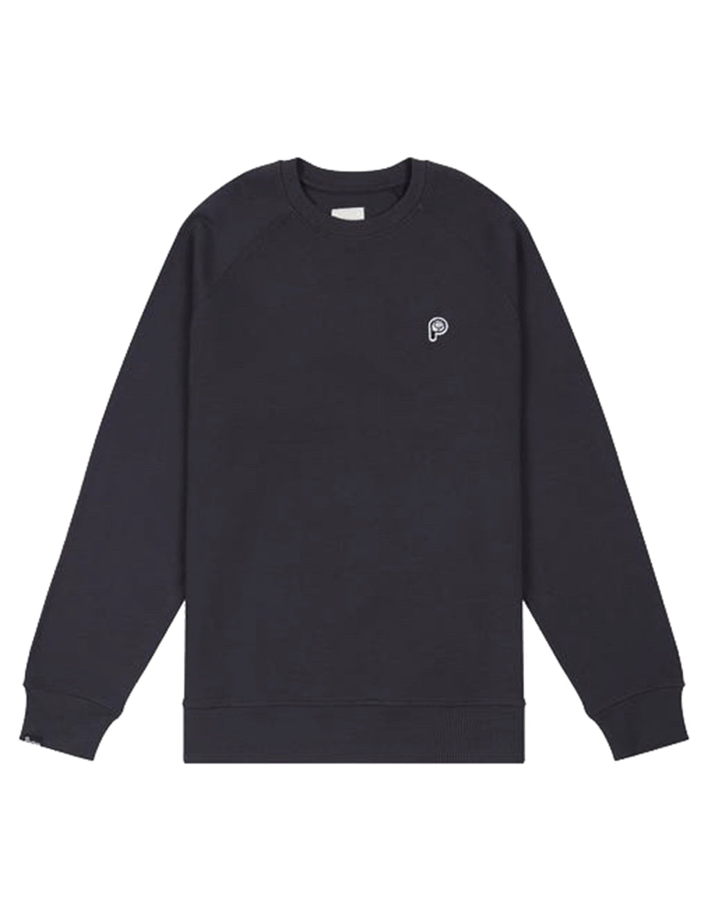 Chest Bear Badge Crew Sweat - Ebony