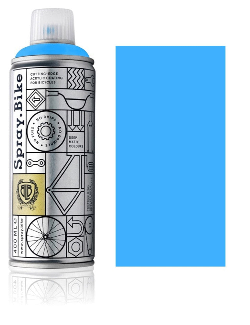 Spray Paint Fluorescent Collection 400ml - Fluro Light Blue