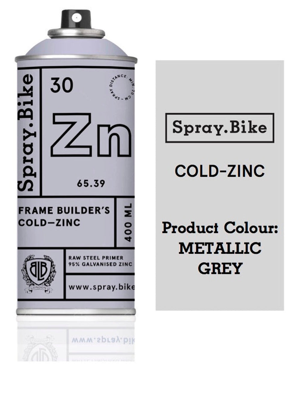 Spray Frame Builder's 400ml - Cold Zinc