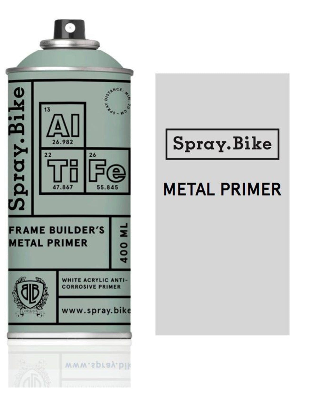 Spray.Bike Spray.Bike Frame Builder's Metal Primer 400ml - Light Grey