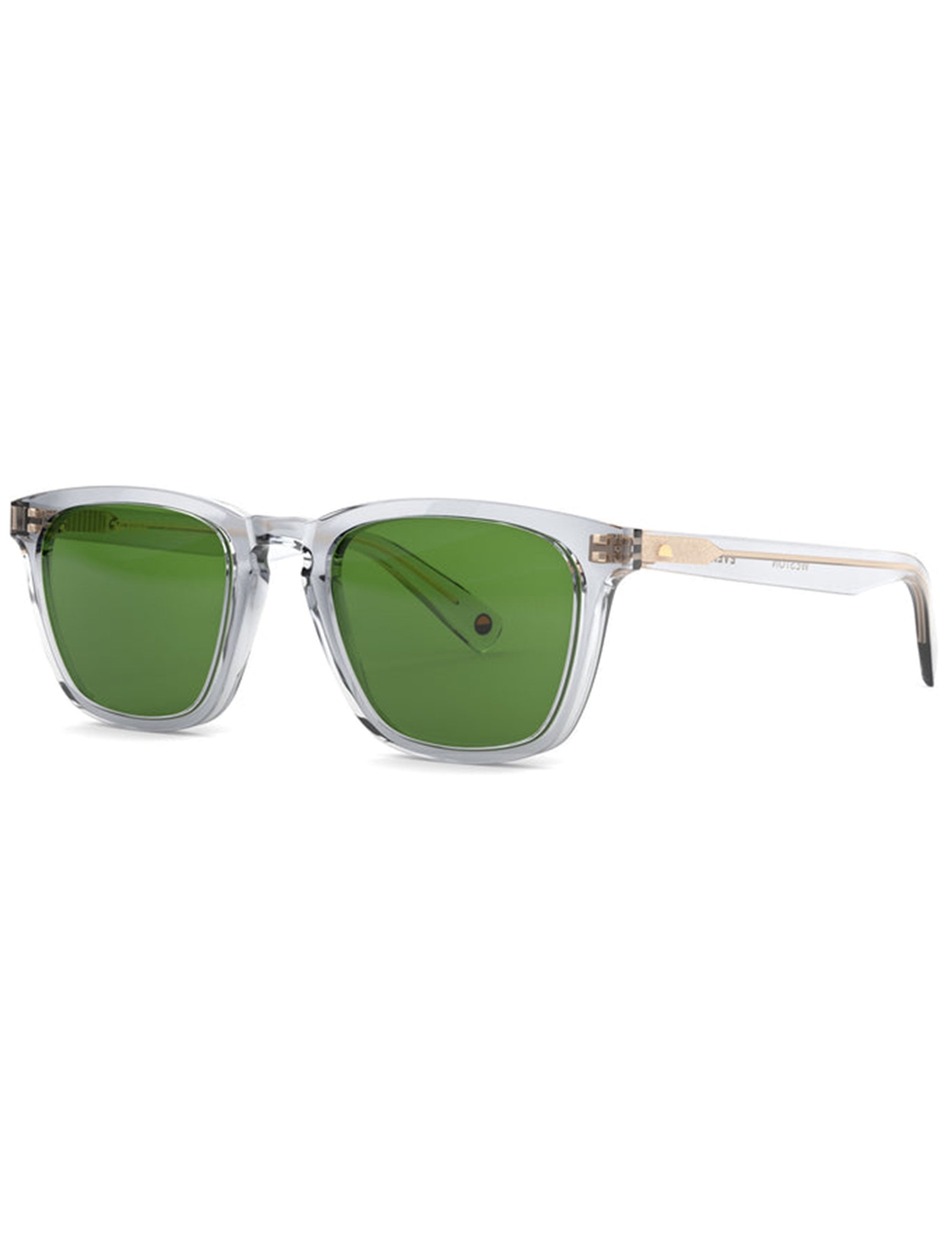 Weston Sunglasses - Grey Crystal/Evergreen