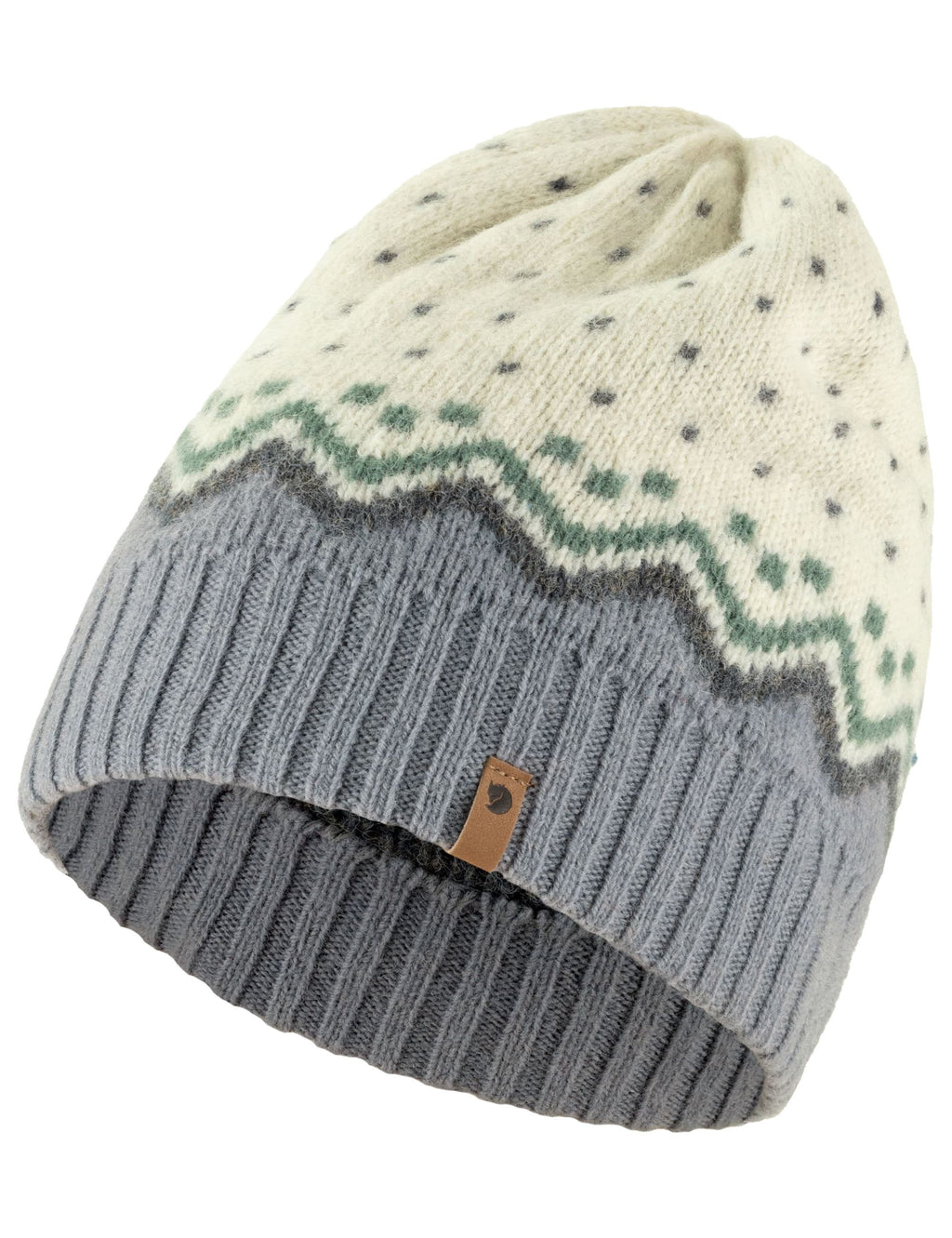 Ovik Knit Beanie Hat - Chalk White