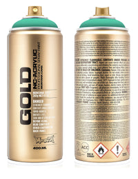 Montana Gold Spray Paint 400ml - Fluorescent Active Cyan F6200