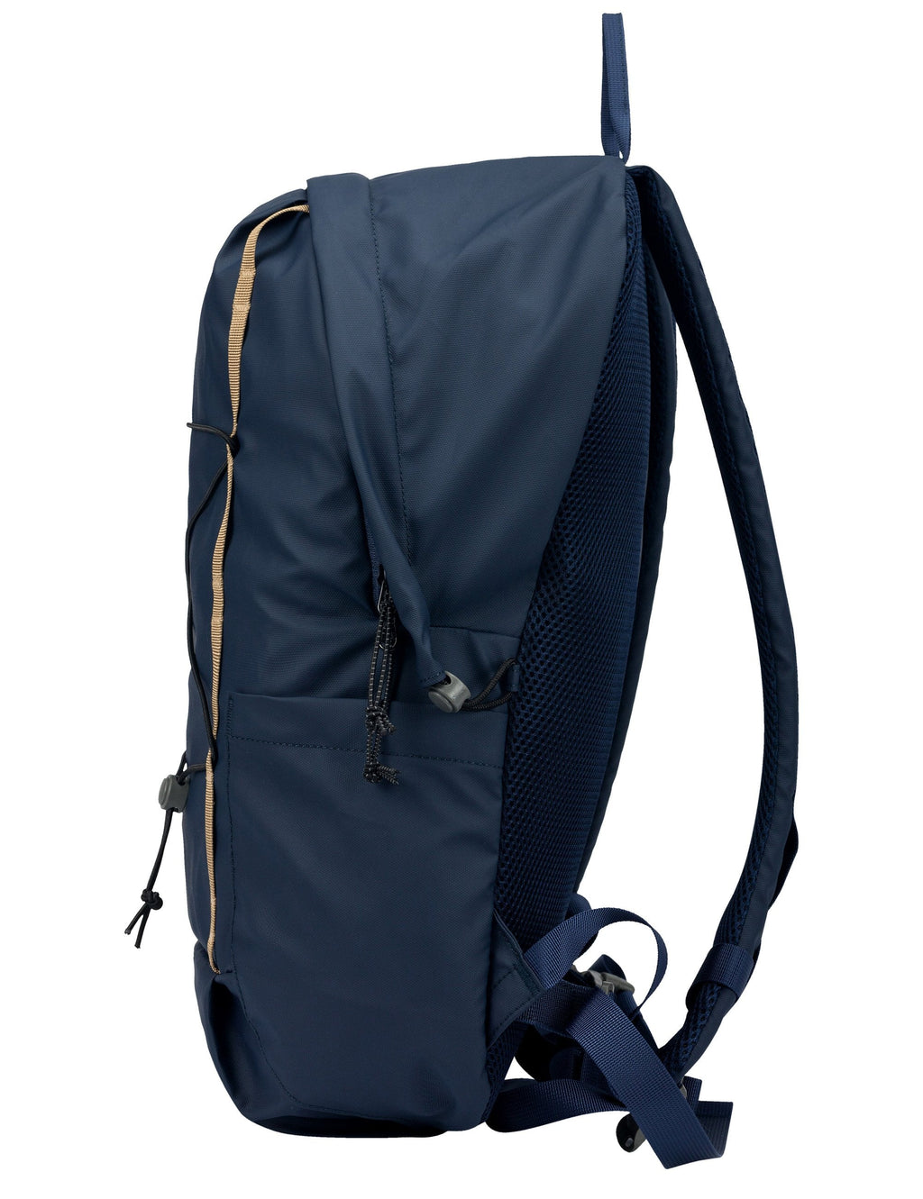 Zip Top Side Pocket Backpack - Navy