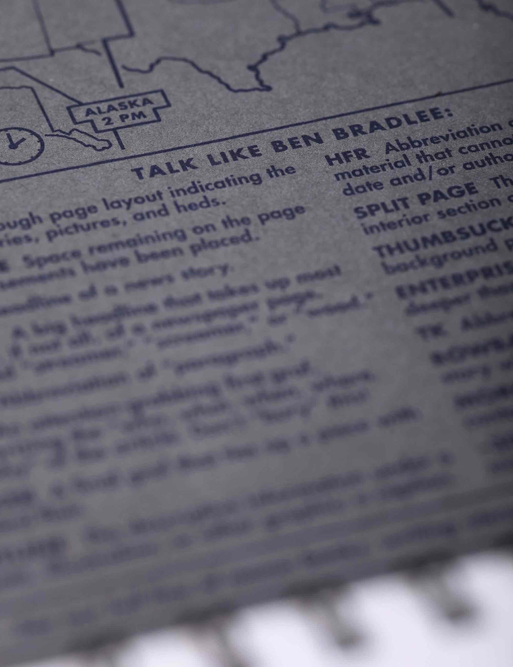 Front Page Reporters Notebook - Ruled Paper