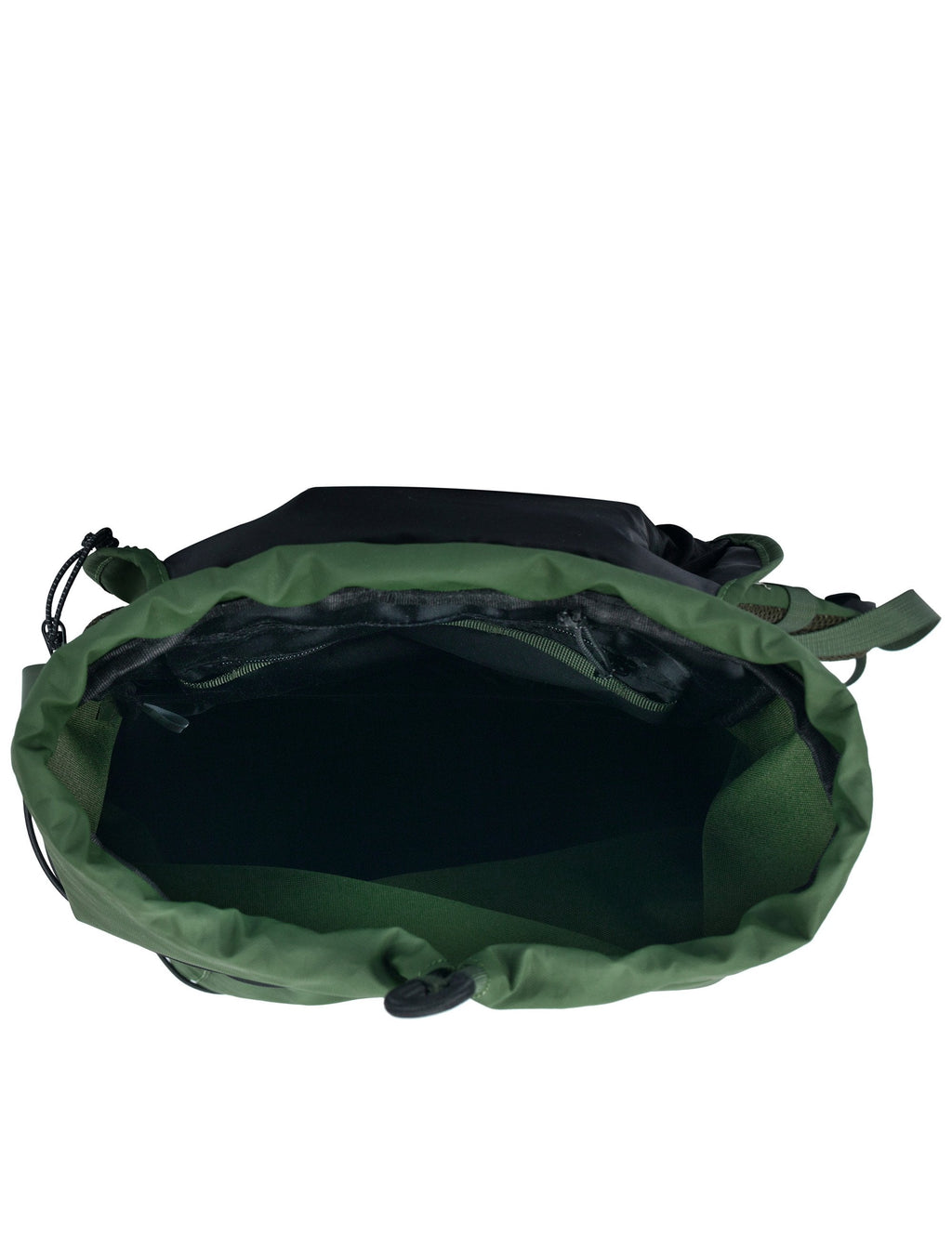 Flap Covering Side Pocket Backpack - Green