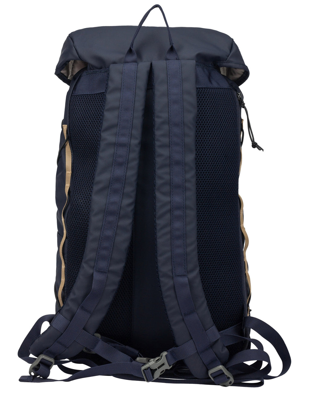 Flap Covering Side Pocket Backpack - Navy