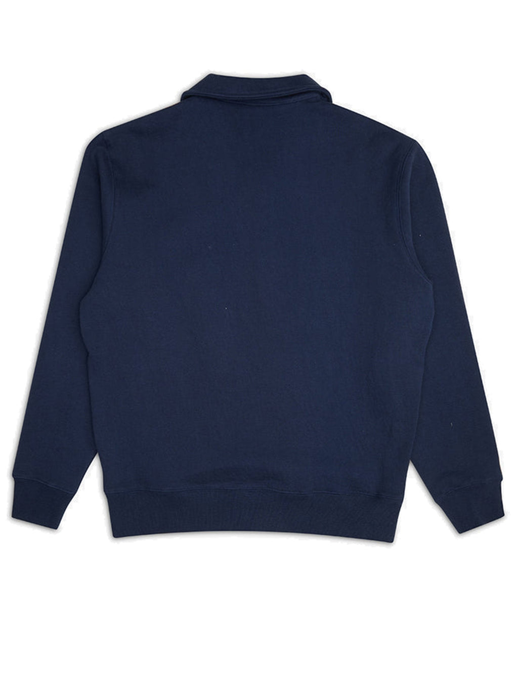 Naval Zip Neck Sweat - Navy