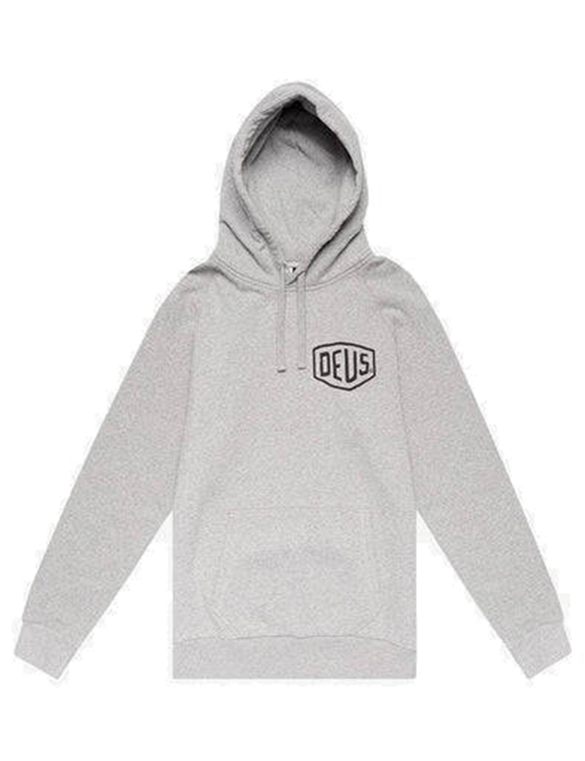 Deus Ex Machina Venice Address Hooded Sweat - Grey Heather