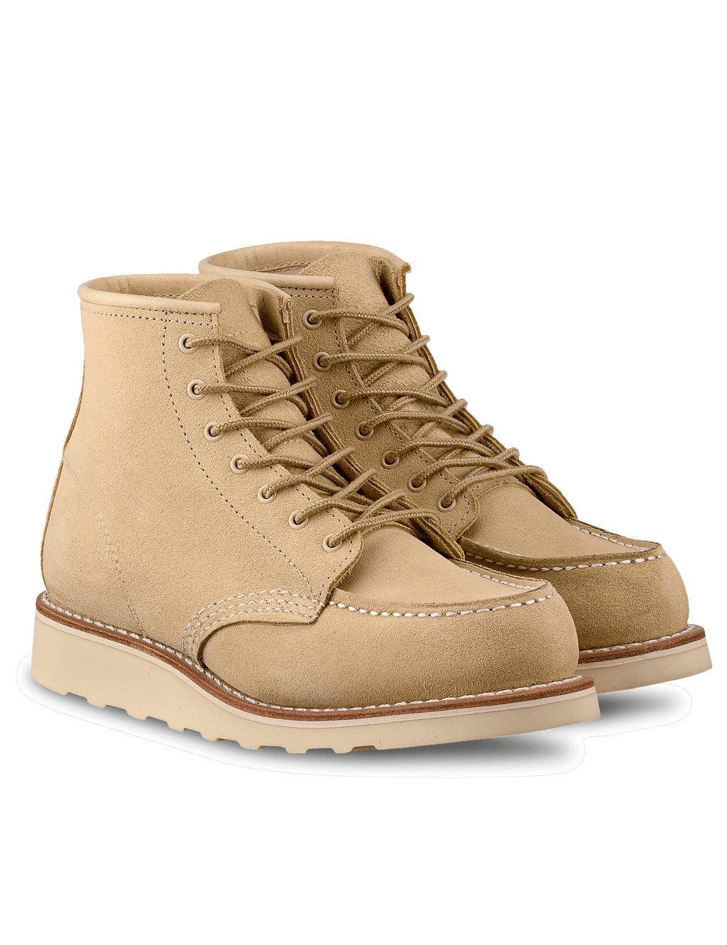 Women's 3328 Heritage 6" Moc Toe Boot - Cream Abilene Leather
