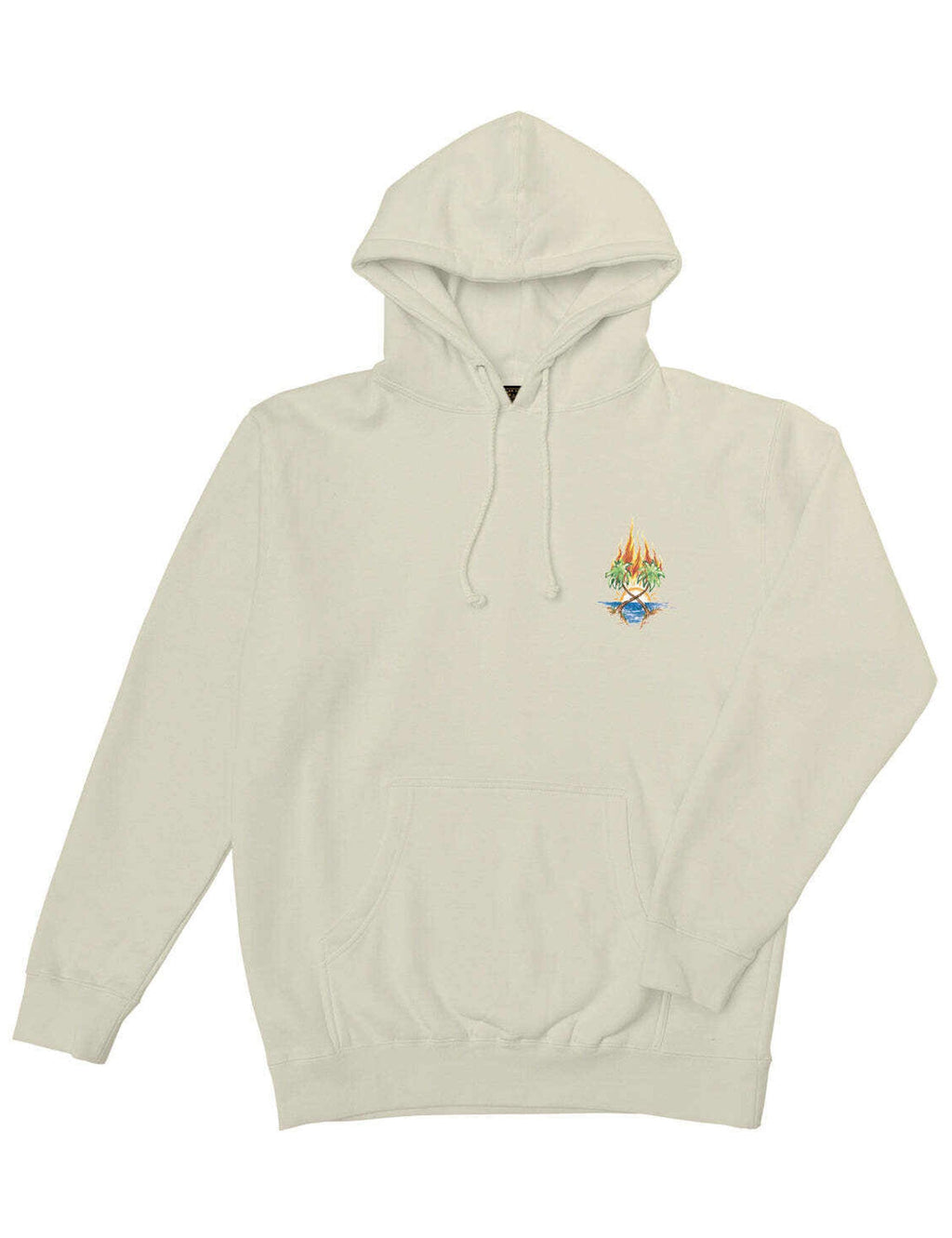 Kingdom's Fire Hooded Sweat - Bone
