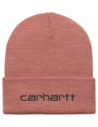 Script Beanie Hat - Misty Blush/Vulcan