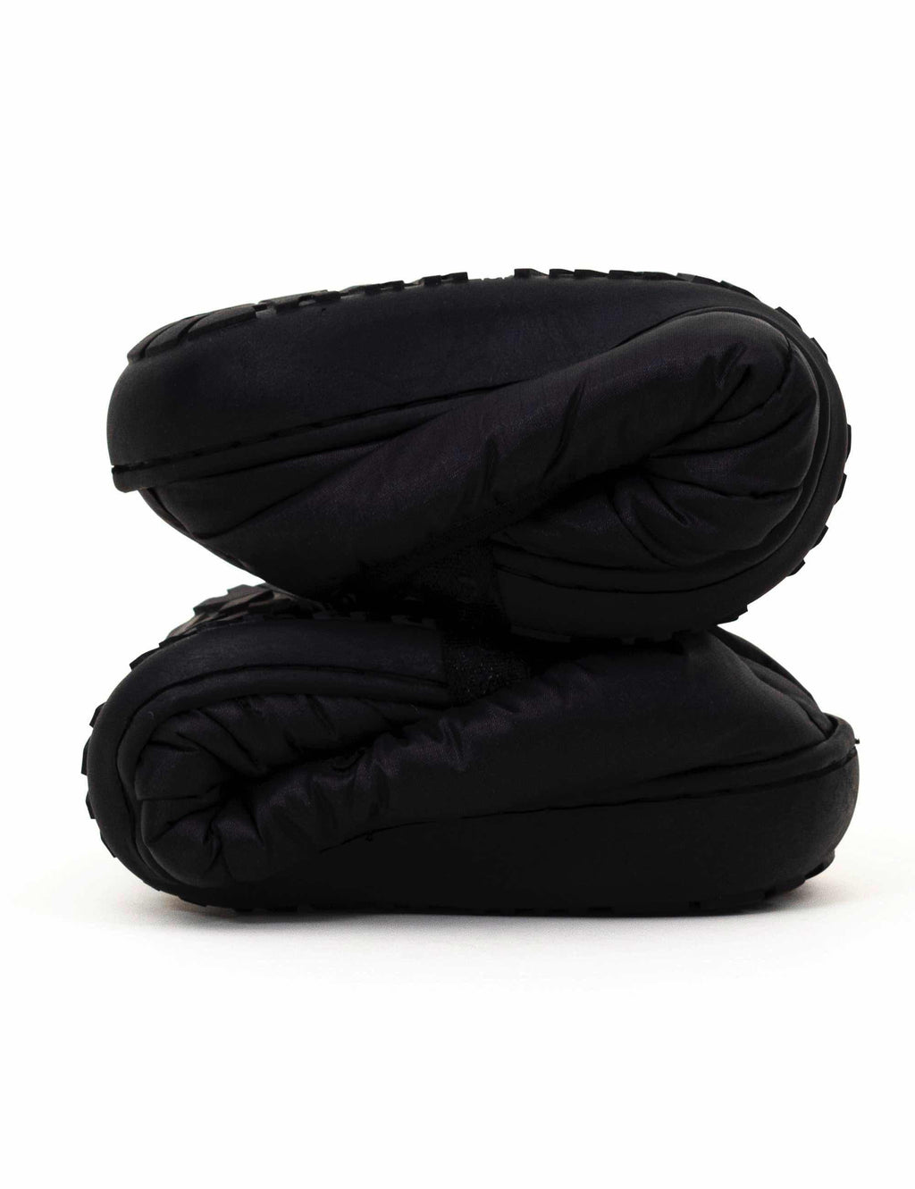 Packable Winter Sandals - Gloss Black