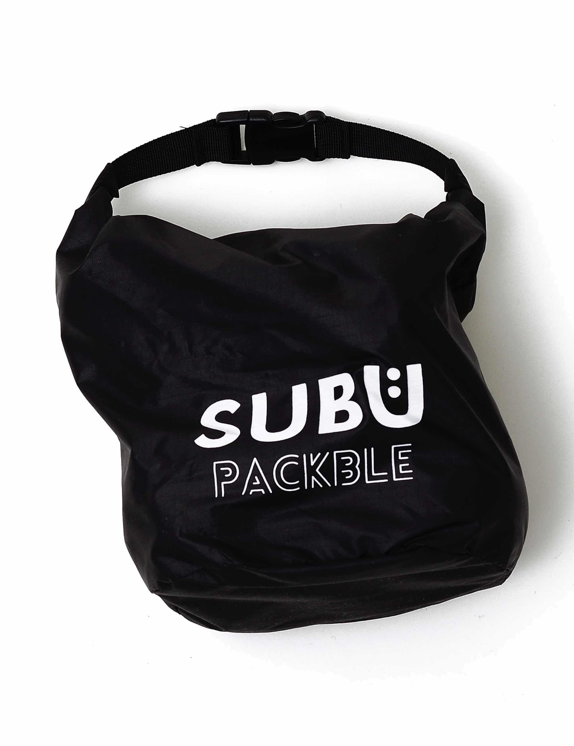 Subu Packable Winter Sandals - Gloss Black