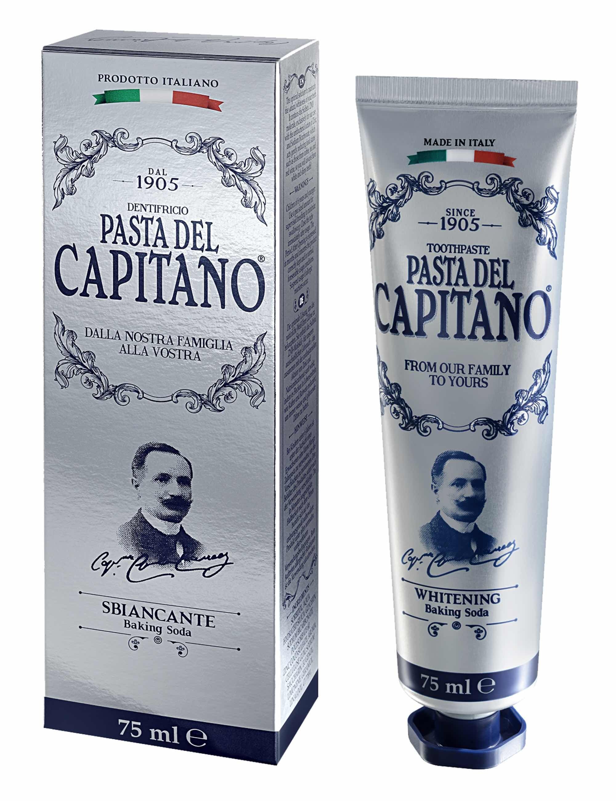 Fat Toothpaste Pasta Del Capitano 1905 Toothpaste (75ml) - Baking Soda - Lifestyle ...