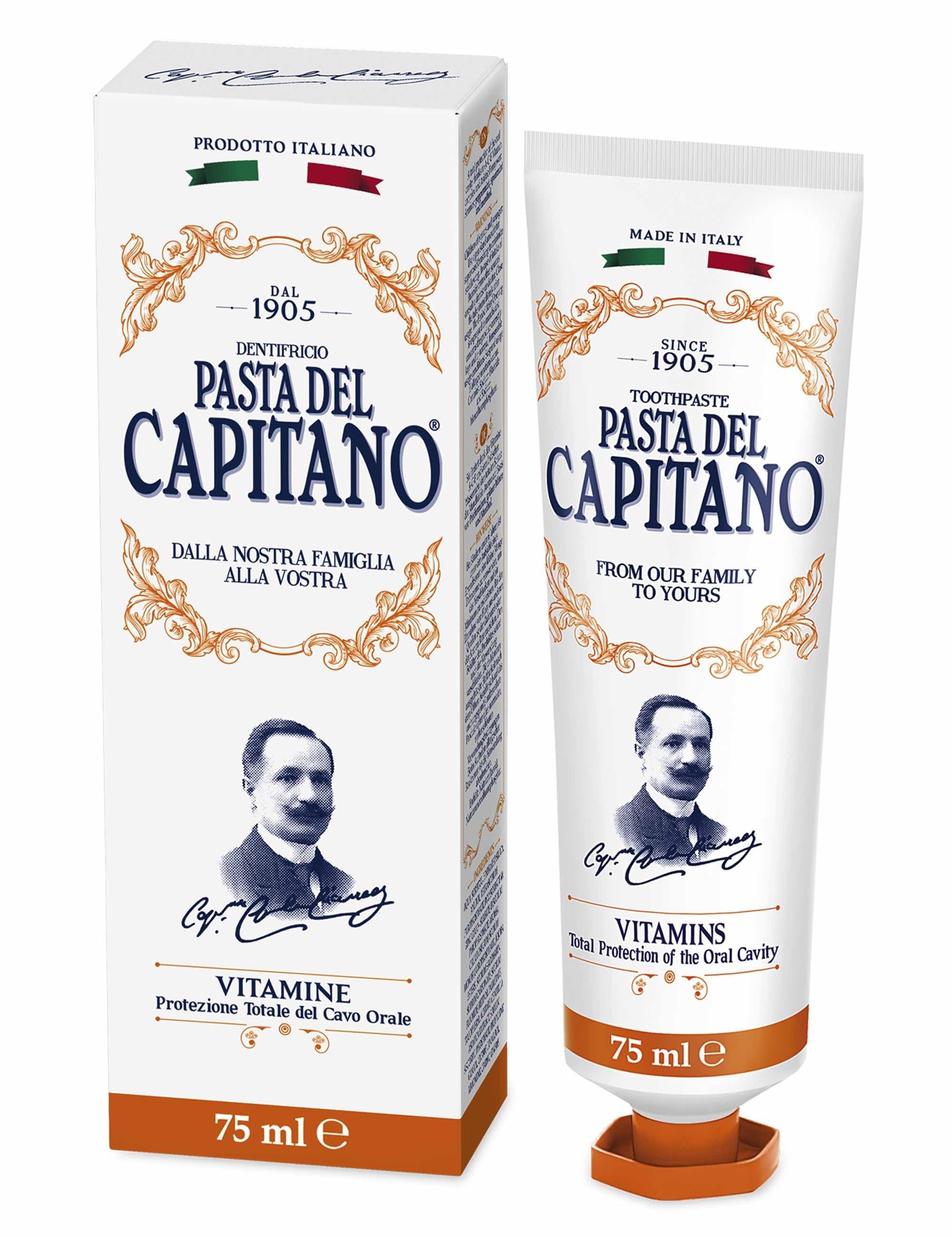 Fat Toothpaste Pasta Del Capitano 1905 Toothpaste (75ml) - Vitamin ACE - Lifestyle ...