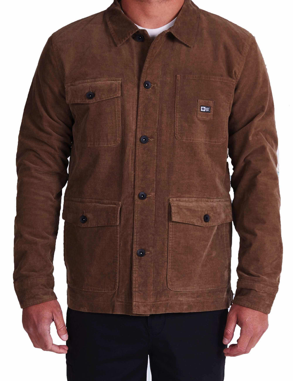 Finback Corduroy Chore Coat - Earth