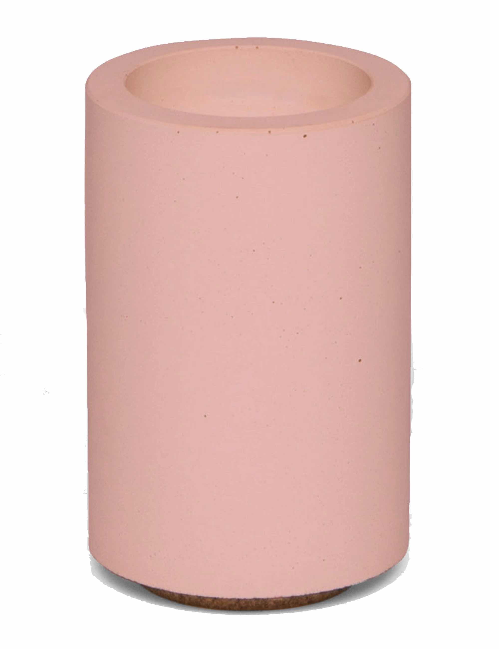 Concrete & Wax Slim Candle - Blush/Lime