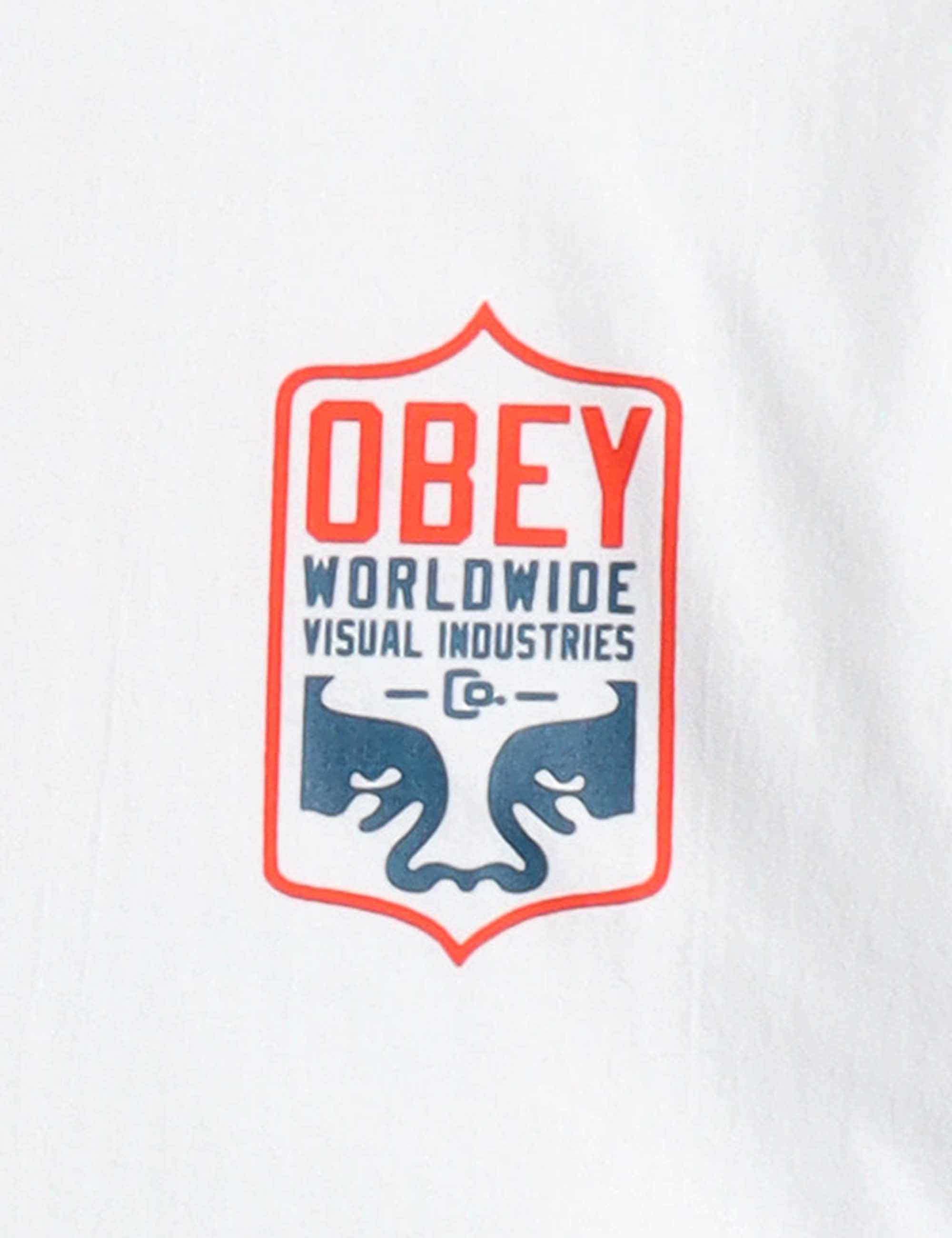 Visual IND. Badge T-Shirt - White