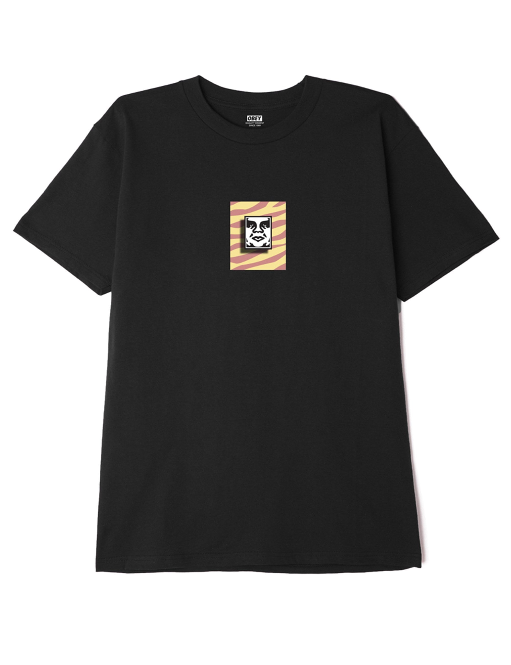 Stripped Icon T-Shirt - Black