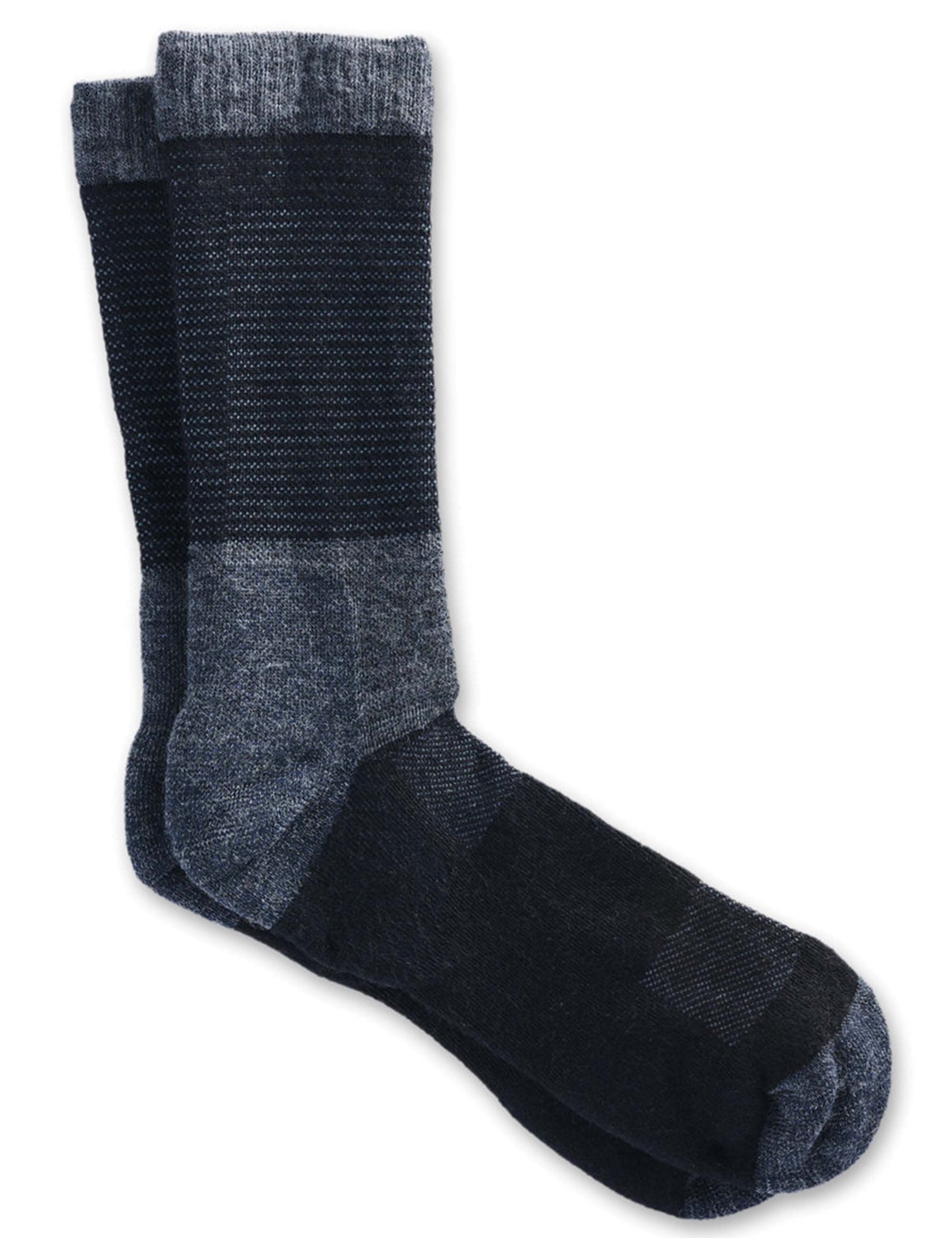 Bull Run Crew Socks - Black/Grey