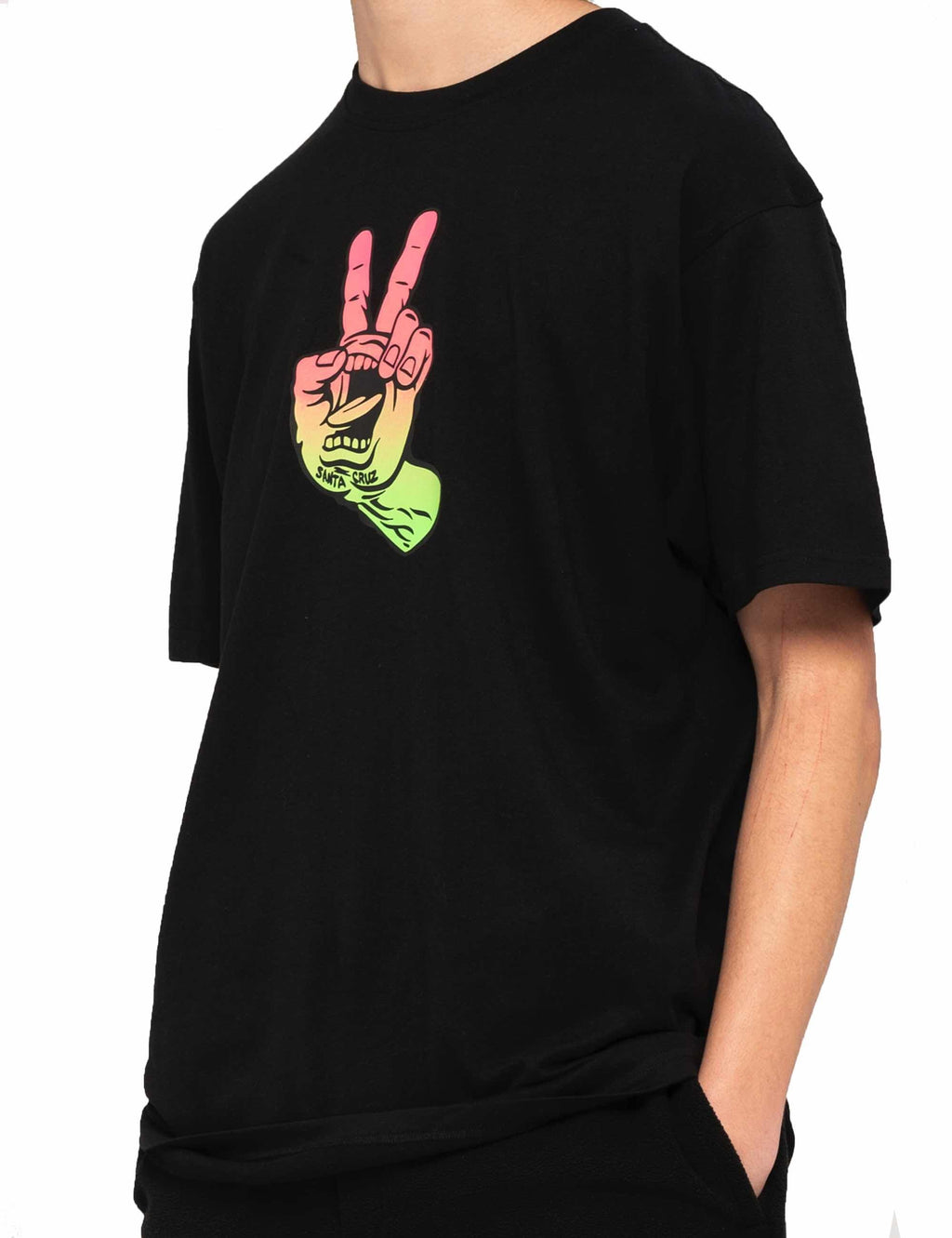 Screaming Peace T-Shirt - Black