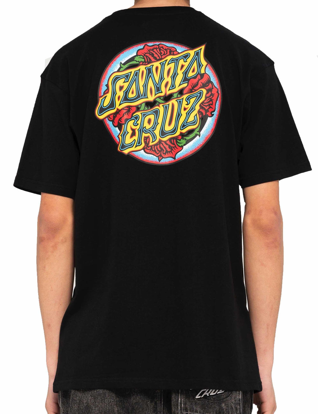 Dressen Roses Dot T-Shirt - Black