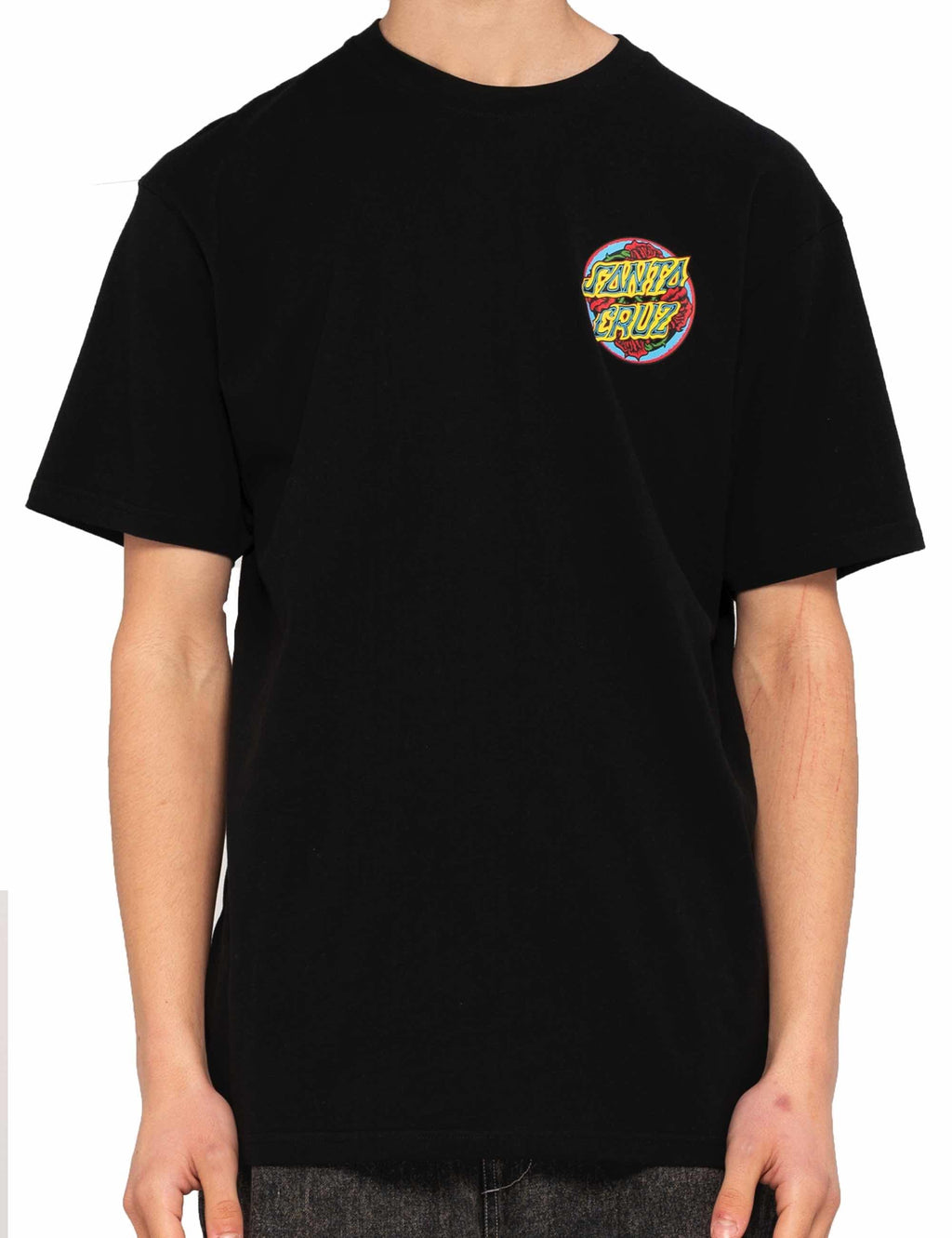 Dressen Roses Dot T-Shirt - Black