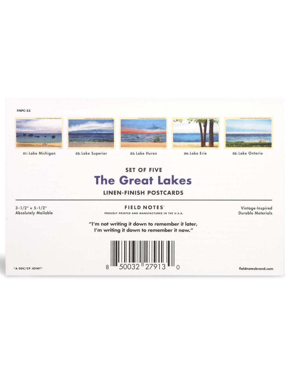 Great Lakes Postcard Set (5 Cards)