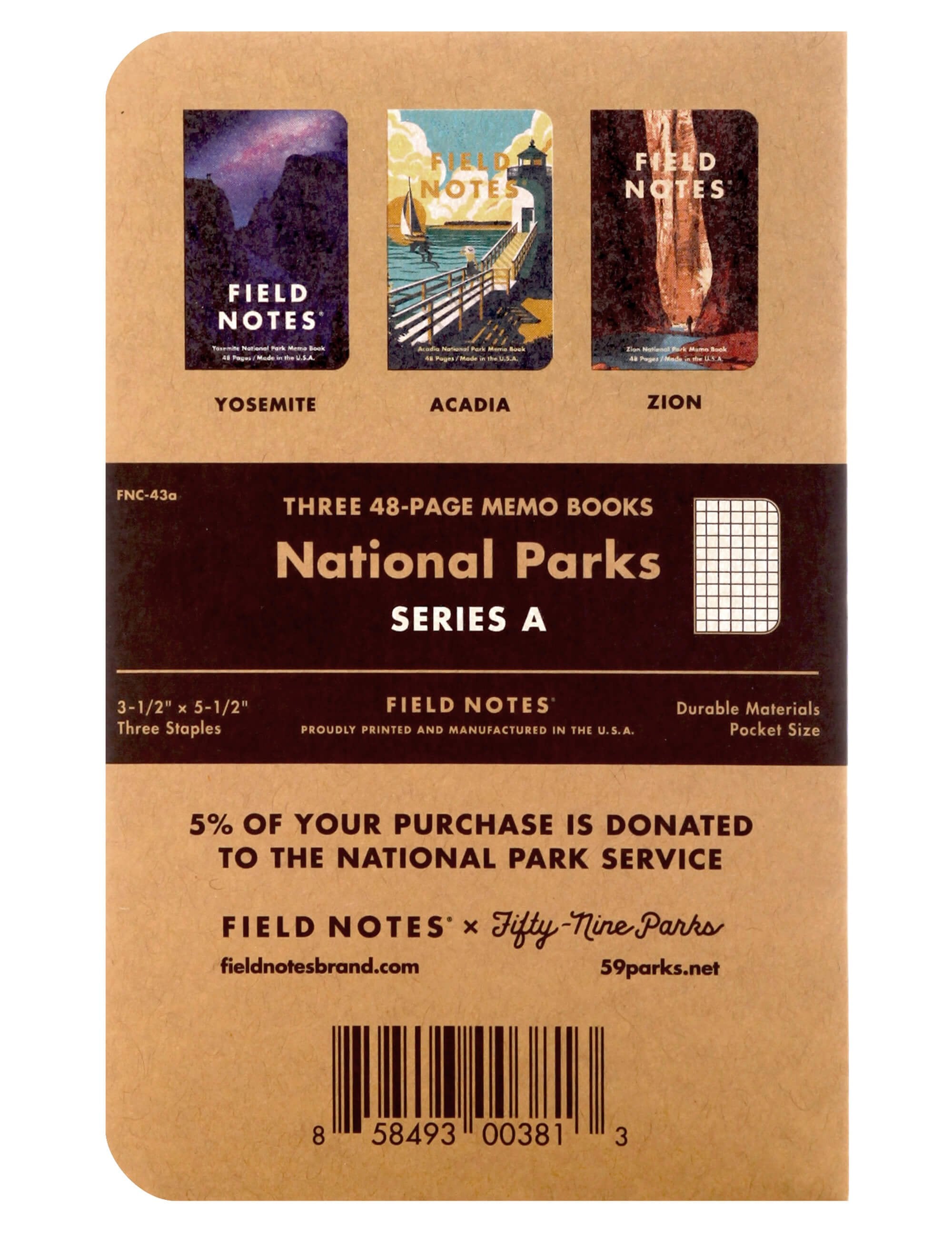 National Parks Notebooks - Series A