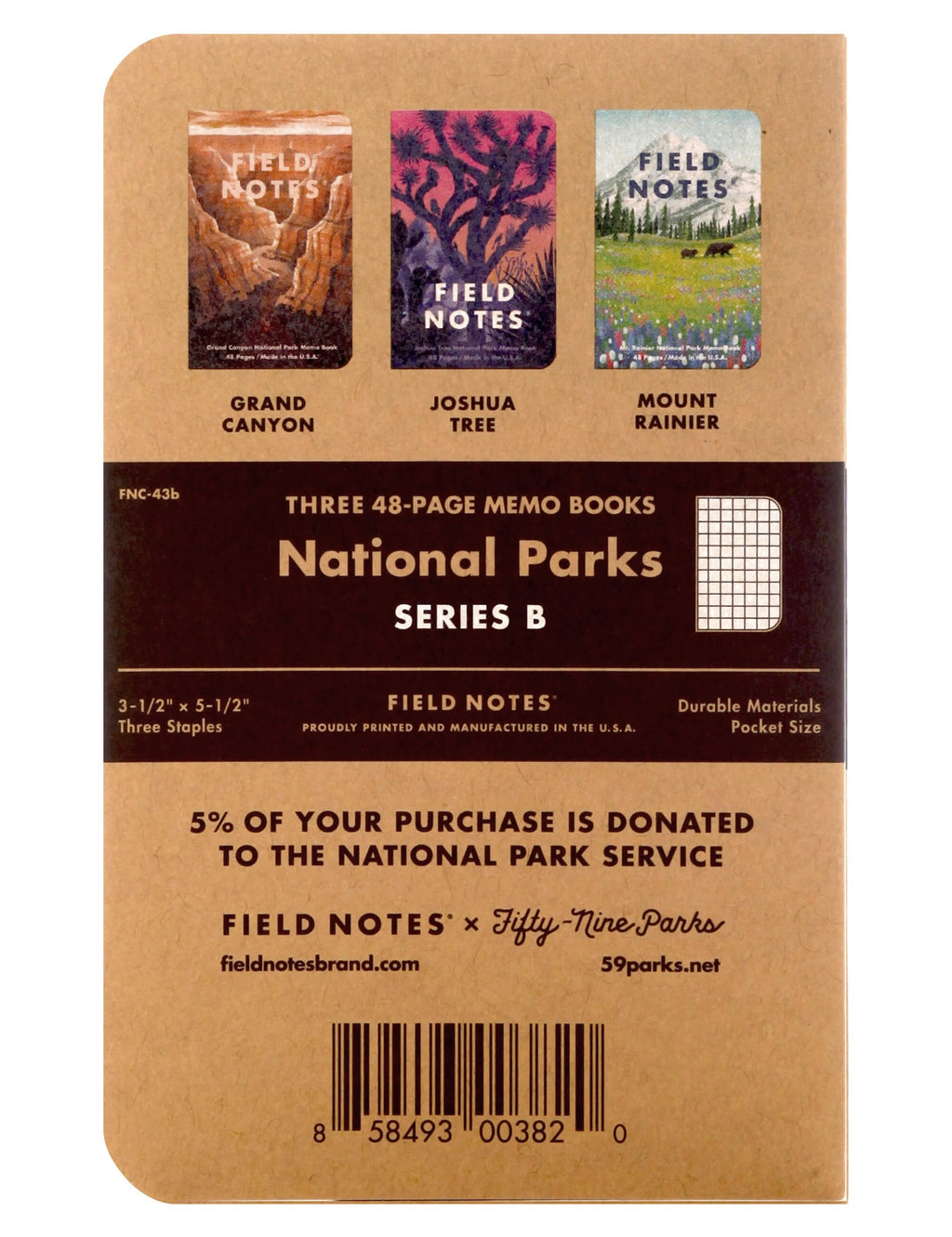 National Parks Notebooks - Series B