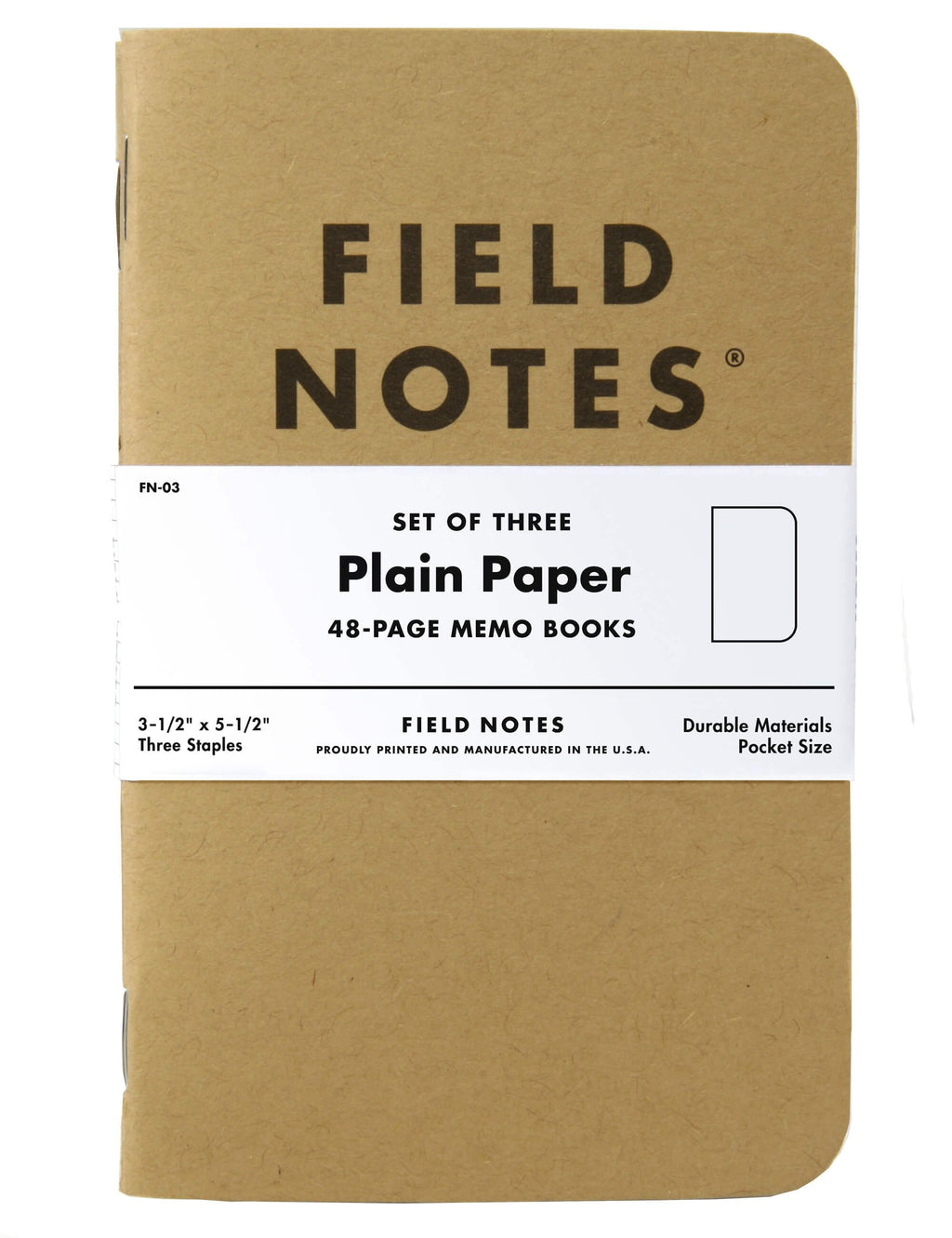 Original Memo Books - Plain Paper