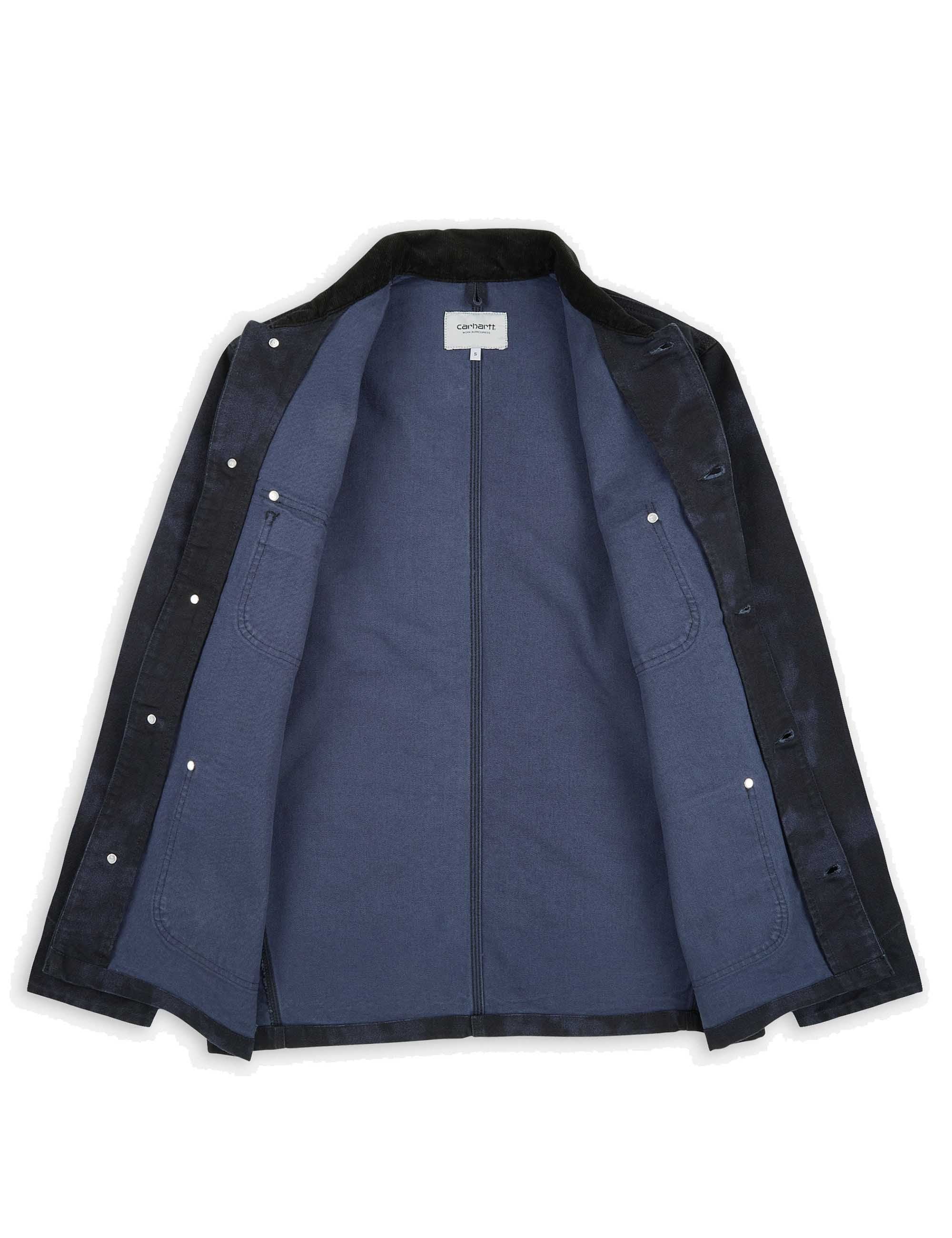 ジャケット・アウター Carhartt OG CHORE CHROME COAT Carhartt WIP OG Chore Chromo Jacket - Black Chromo/Black