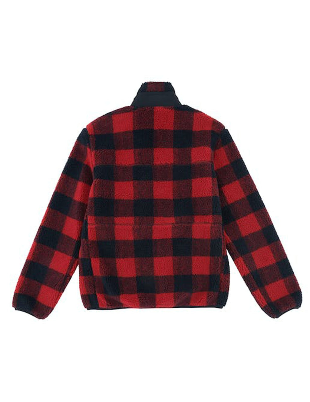 Checked Mattawa Fleece Jacket -  Black/Red