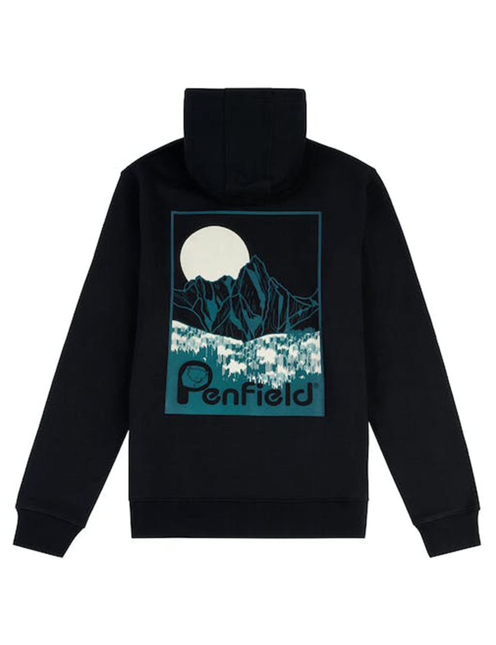 Mountain Back Graphic Hooded Sweatshirt - Navy Blazer