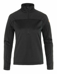 Women's Abisko Lite Fleece Half Zip - Black