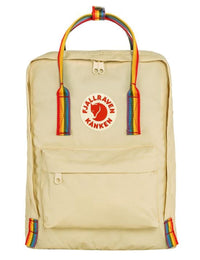 Kanken Rainbow Classic Backpack - Light Oak-Rainbow Pattern