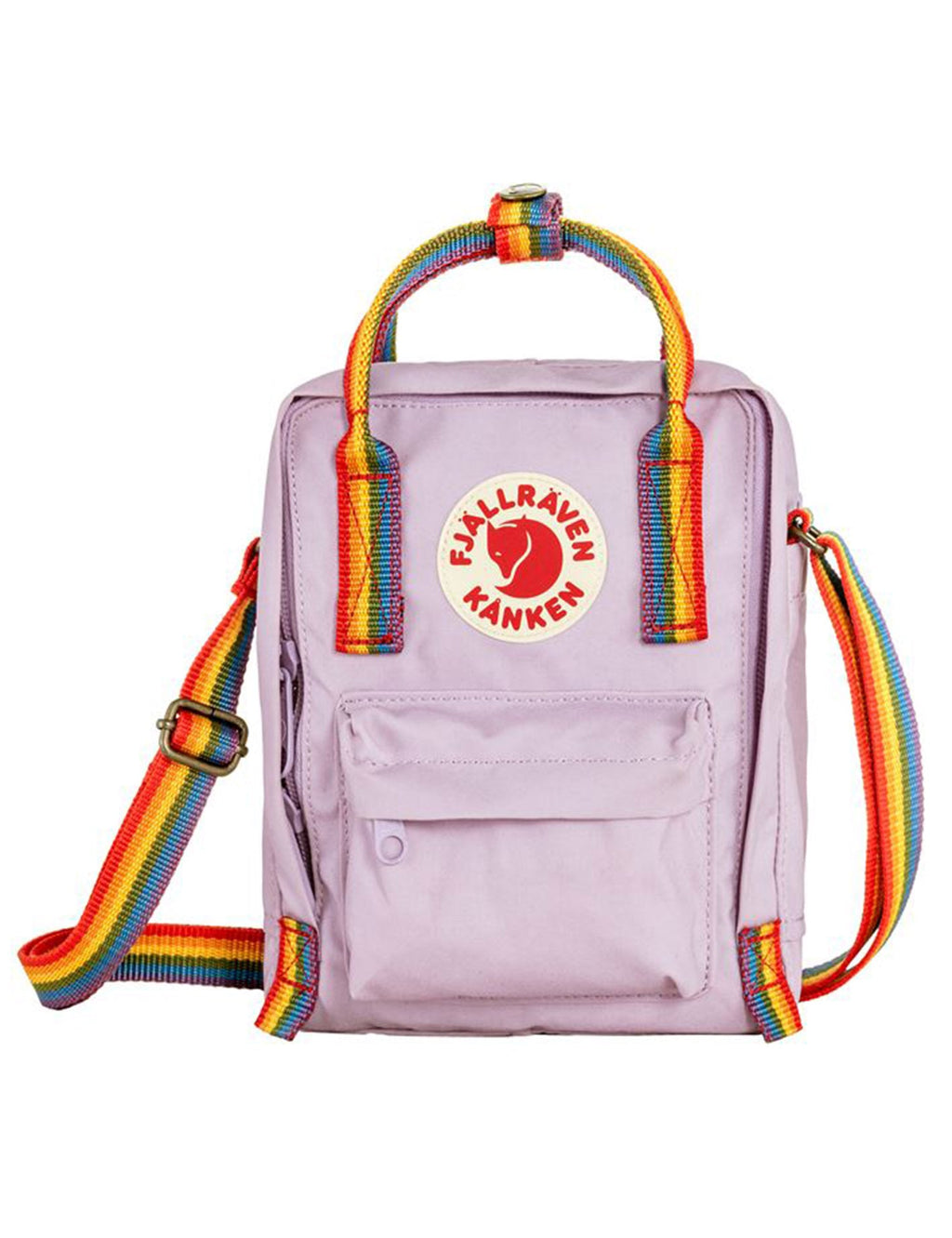 Kanken Sling Rainbow 2.5L Bag - Pastel Lavender-Rainbow Pattern
