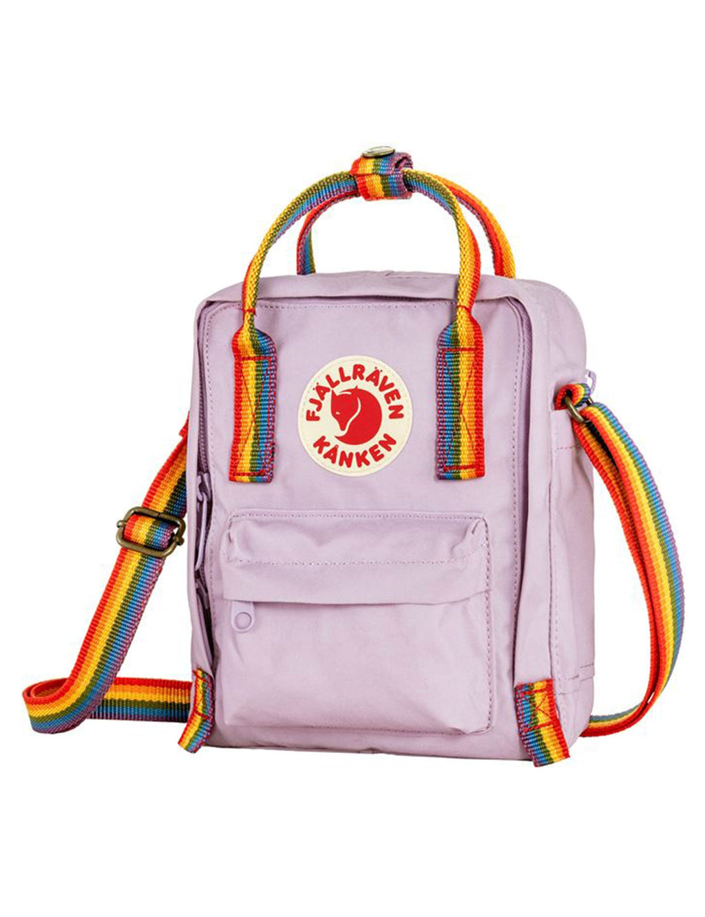 Kanken Sling Rainbow 2.5L Bag - Pastel Lavender-Rainbow Pattern