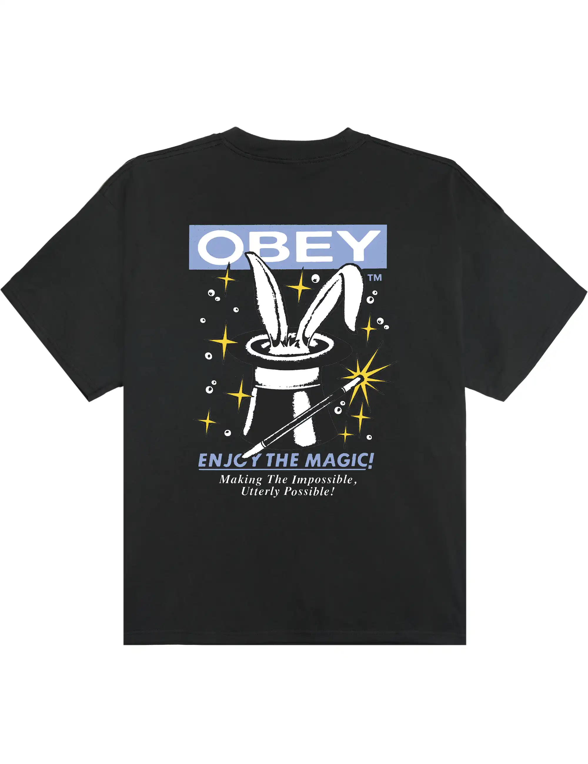 Obey Clothing Enjoy The Magic Heavy Box T-Shirt - Vintage Black