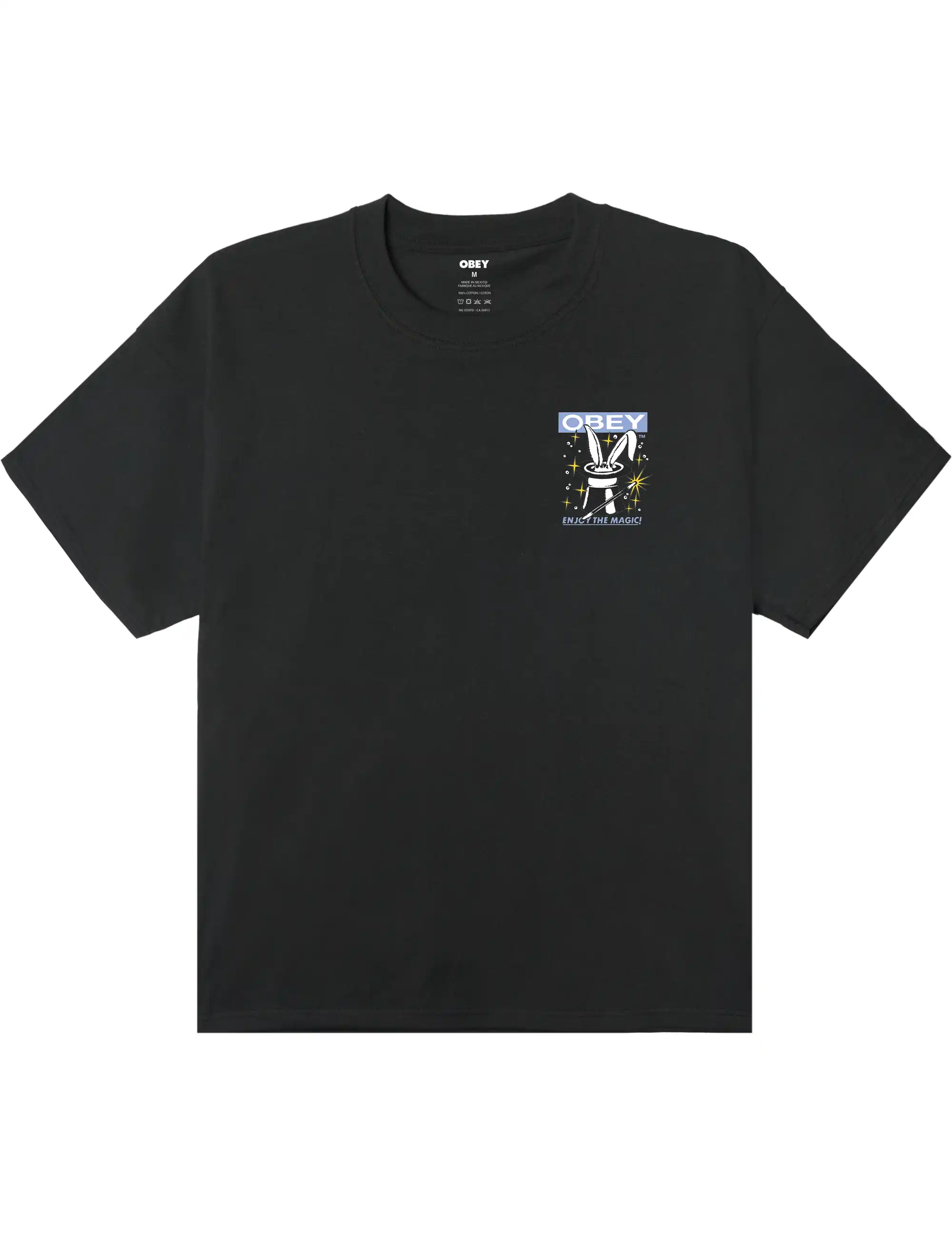 Obey Clothing Enjoy The Magic Heavy Box T-Shirt - Vintage Black