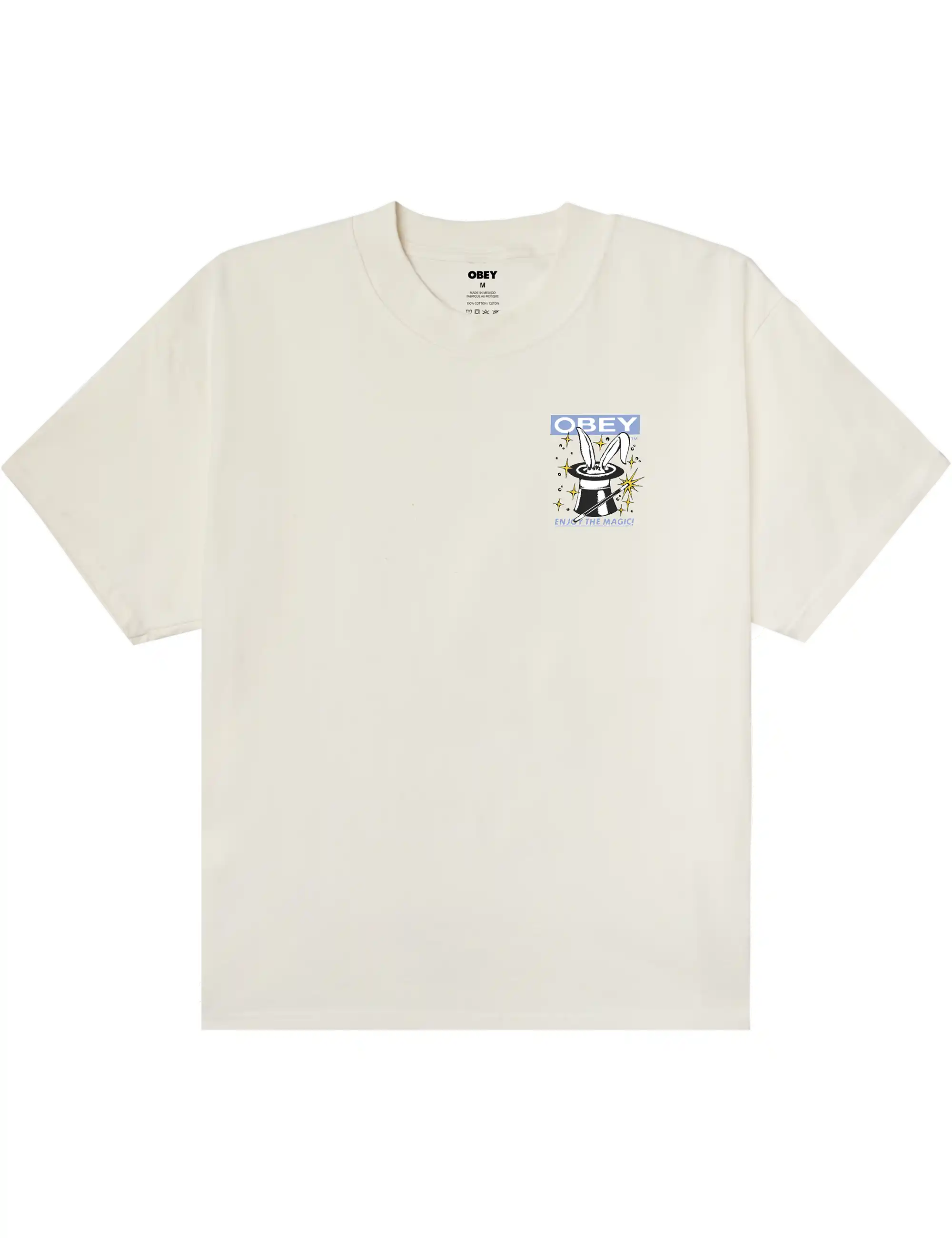 Obey Clothing Enjoy The Magic Heavy Box T-Shirt - Vintage White
