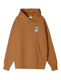 Eyes Icon Hooded Sweat - Brown Sugar