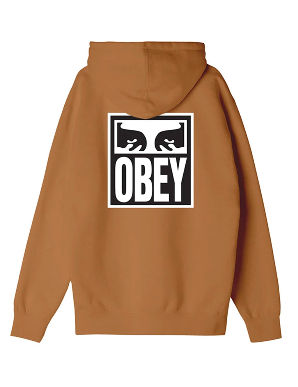 Eyes Icon Hooded Sweat - Brown Sugar