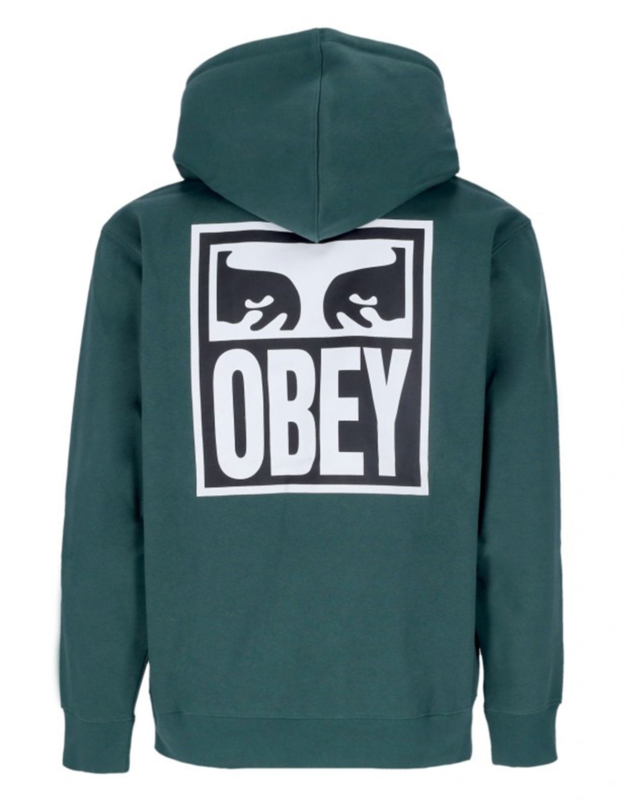 Eyes Icon Hooded Sweat - Dark Cedar