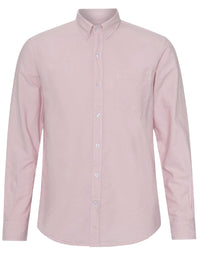 Organic Button Down Shirt - Faded Pink