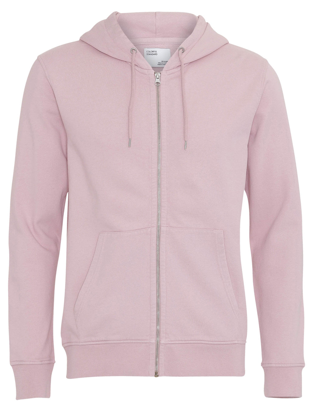 Organic Hooded Jacket - Faded Pink